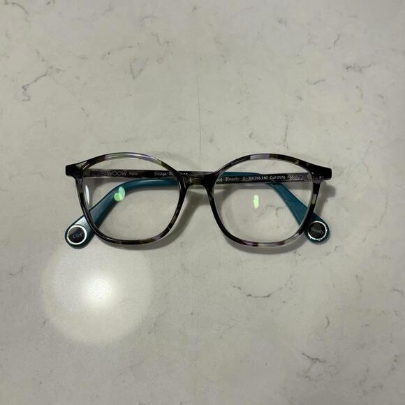WOOW OPTICAL GET READY 2 COL 0176 PURPLE HAVANA AUTHENTIC EYEGLASS FRAMES 50-16 - Picture 1 of 9
